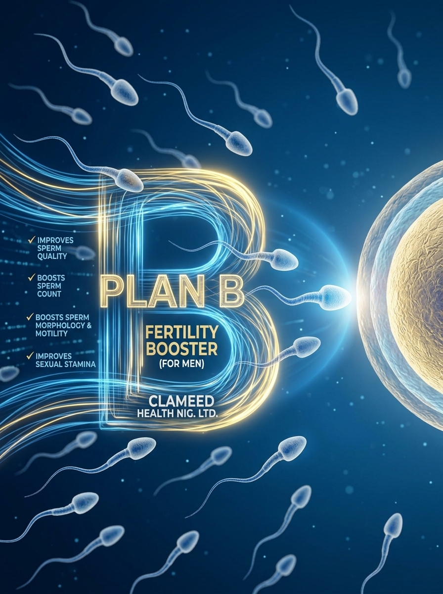 Sperm cells travelling toward an ovum